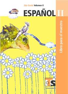 Libro de Telesecundaria Español II Segundo grado Volumen II Libro para el Maestro 2016-2017