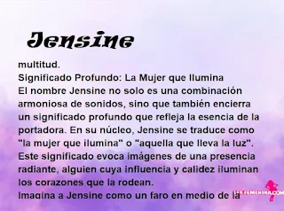 significado del nombre Jensine