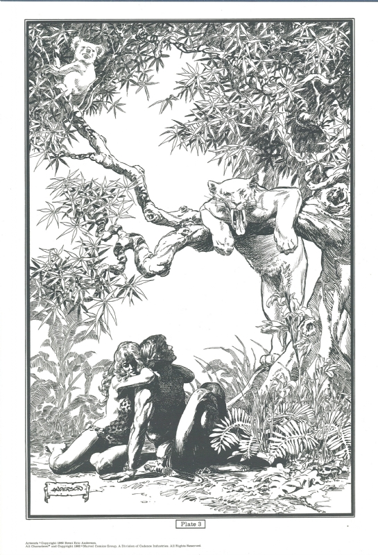 Image result for Ka-Zar brent Anderson portfolio