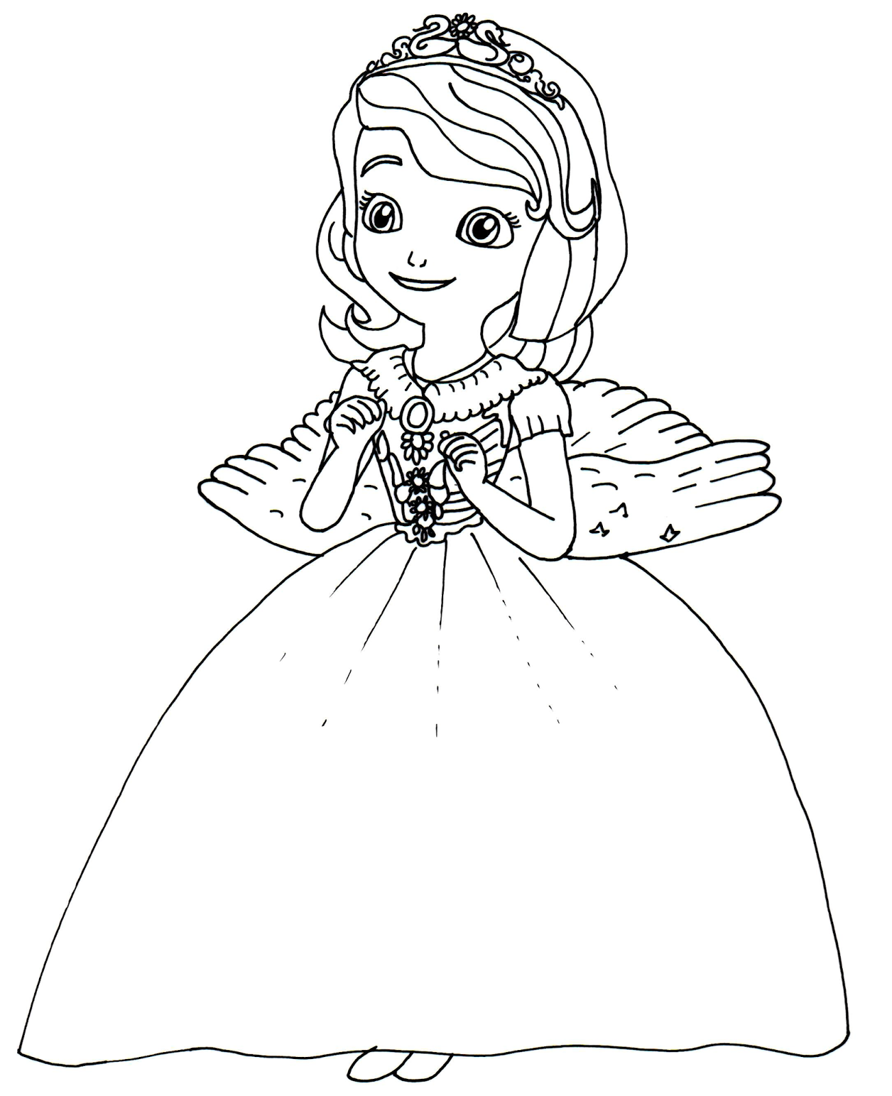 Sofia The First Coloring Pages March 2014 Coloring Wallpapers Download Free Images Wallpaper [coloring365.blogspot.com]