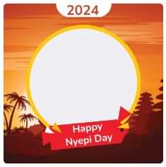 background twibbon nyepi 2024 caka 1946