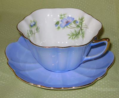 I have fallen in love with Shelley China Tea Cups.