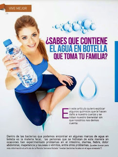 ¿Sabes que contiene el agua en botella que toma tu familia?