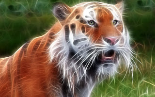 3D Tiger wallpaper