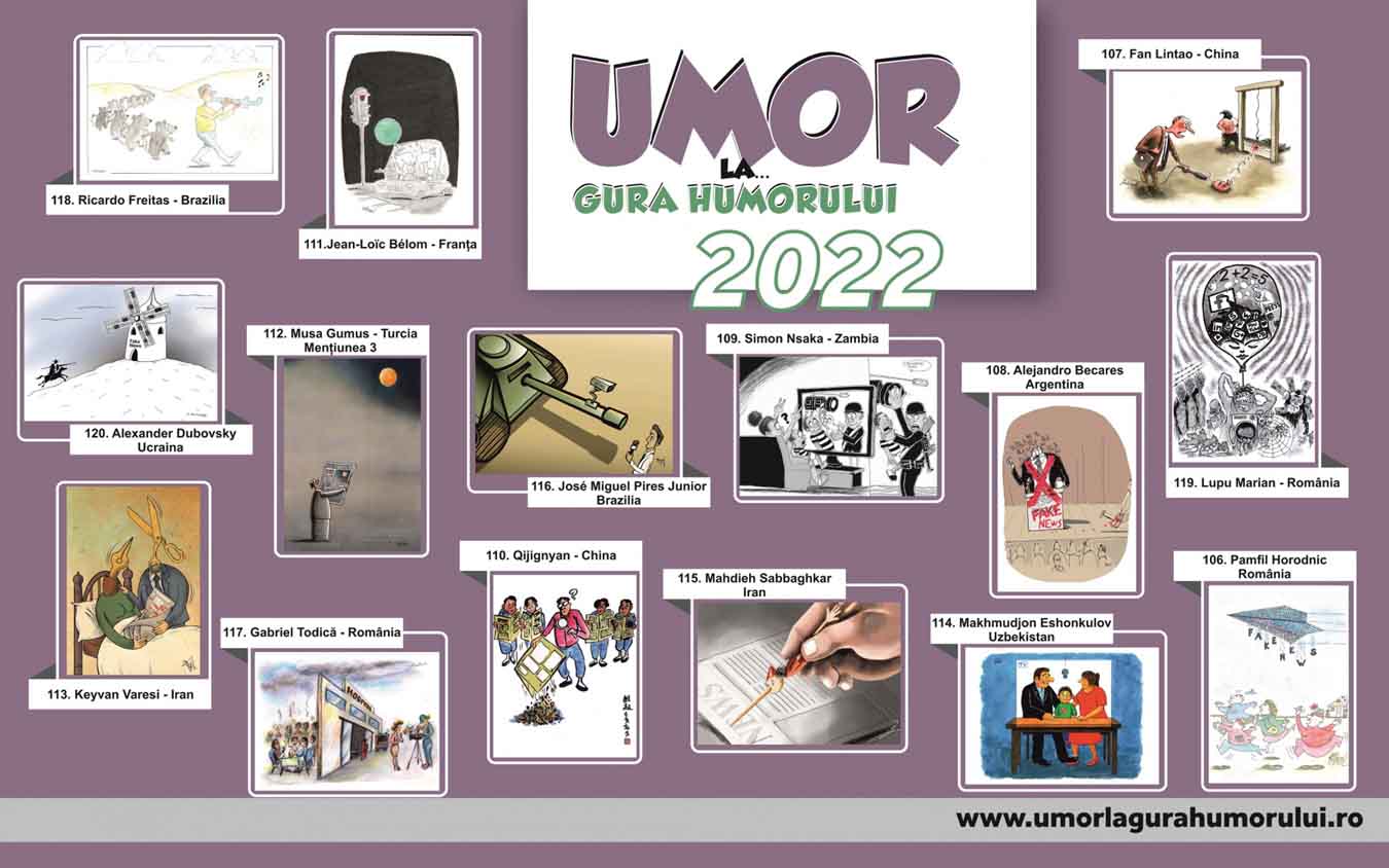 Virtual Exhibition of the 32nd International Festival of Cartoon & Humorous Literature "Gura Humorului"