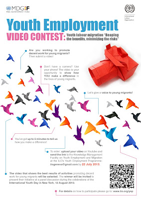  The ILO is launching the Youth Employment Video Contest Info For You International Labour Organization Youth Employment Video Contest