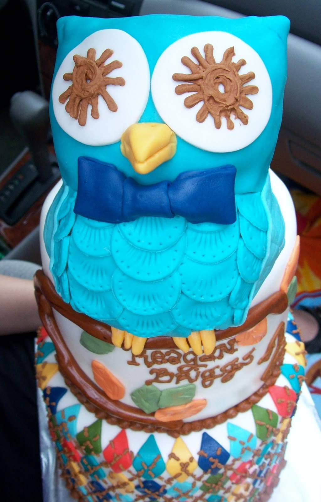 SAB Cakes!: Argyle Owl 2nd Birthday Cake!