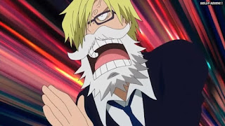 ワンピースアニメ ドレスローザ編 631話 サンジ | ONE PIECE Episode 631