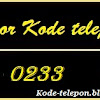 0233 — Kode Telepon Area Mana ?