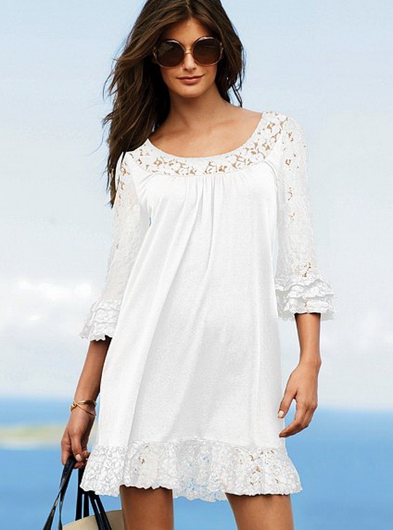 Little White Dresses from Victoria's Secret