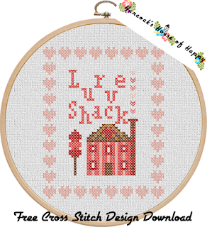 It was a free Valentine sampler and cross stitch font