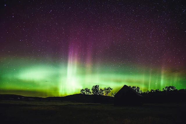 Natural Symphony of Northern Lights