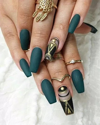 Matte Nail Art