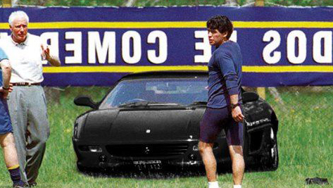 Ferrari negra de maradona donde esta 2024 fayals
