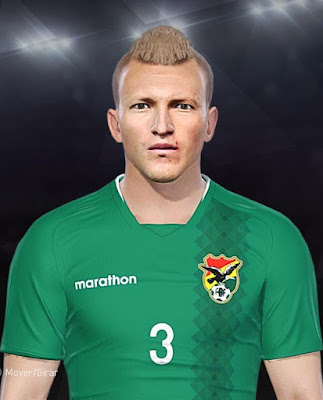 PES 2018 Face by Facemaker JuuanKaa1990 ( Alejandro Chumacero )