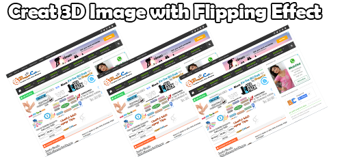 Creating 3D Image Flip Effect