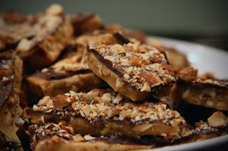 Homemade Chocolate - Coated Butter Toffee