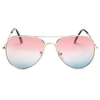 Chic Gradual Color Lenses Metal Frame Women's Sunglasses