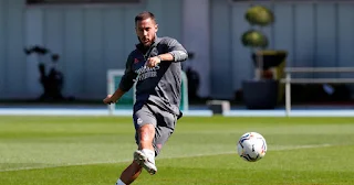 Real Madrid forward Hazard's target to recover in time to face Barcelona on October 25