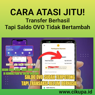 Transfer Berhasil Tapi Saldo OVO Tidak Bertambah? Begini 8 Cara Ngatasinnya!