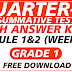 1st Summative Test GRADE 1 Q3