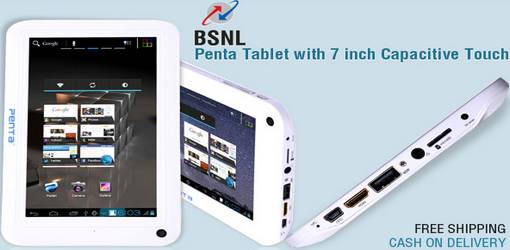 BSNL Penta T-Pad IS701C Tab Buy Online BSNL Penta T-Pad IS701C Tab at Lowest Price Rs. 4749