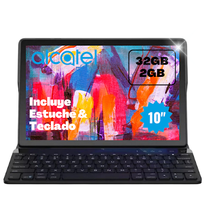 Note. Tablet Alcatel T10 8092 10″ 32GB + 2GB Wifi Teclado En Español