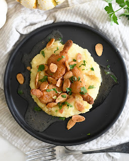 Brown Butter Shrimp with Polenta