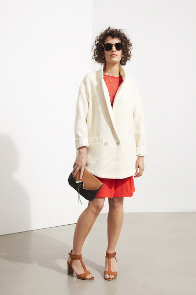 Sessun veste oversize creme