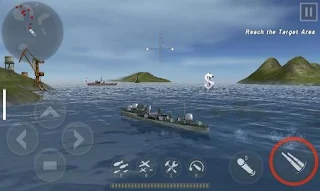 Screenshots of the Warship battle for Android tablet, phone.