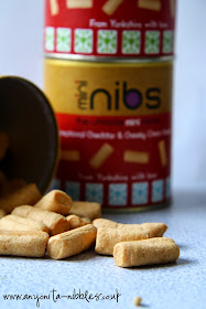 Perfectly bite sized Mini Nibs snacks from Nib Nibs | www.anyonita-nibbles.co.uk