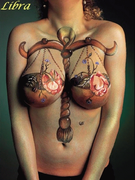 Gemini Body Art Optical Illusions Image