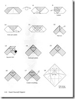 Elefante papiroflexia con diagramas