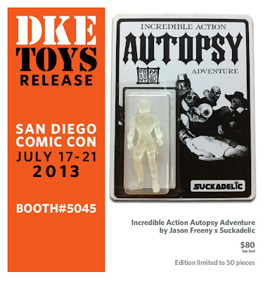 San Diego Comic-Con 2013 Exclusive Sucklord x Jason Freeny Incredible Action Autopsy Adventure Bootleg Resin Figure