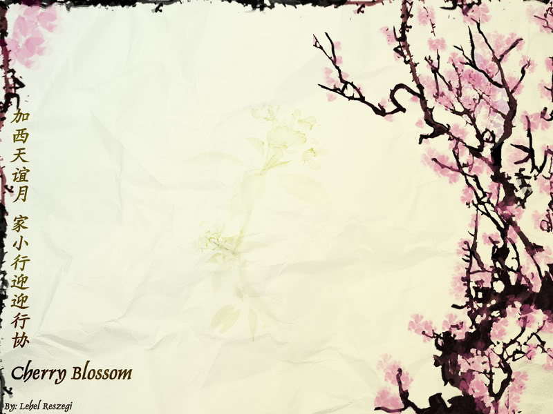 Japanese Cherry Blossom Border