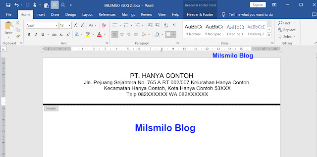 cara membuat garis bawah kop surat di word, cara membuat kop surat pada microsost word, cara membuat garis kop surat, membuat garis bawah kop surat