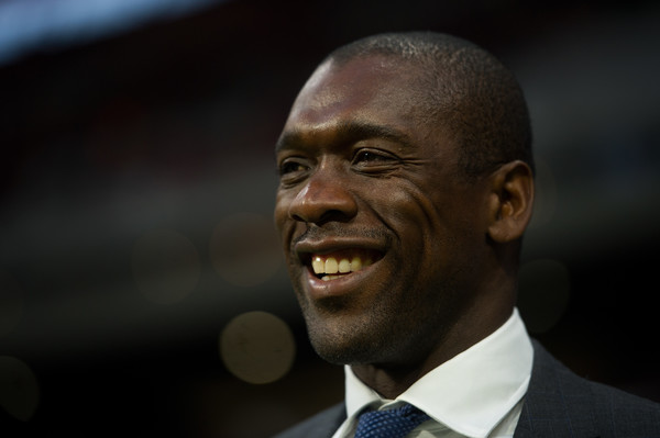 Clarence Seedorf, Manager of Deportivo La Coruna looks on during the La Liga match between Atletico Madrid and Deportivo La Coruna at Wanda Metropolitano stadium on April 1, 2018 in Madrid, Spain.