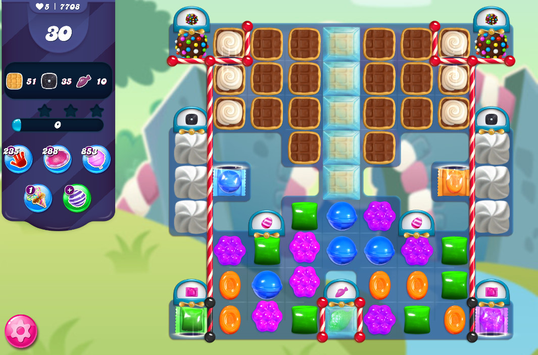 Candy Crush Saga level 7708