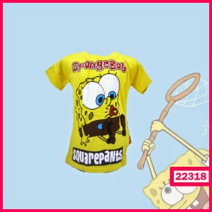 baju spongebob untuk anak