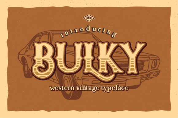 Download Bulky Font - Slab Serif Fonts