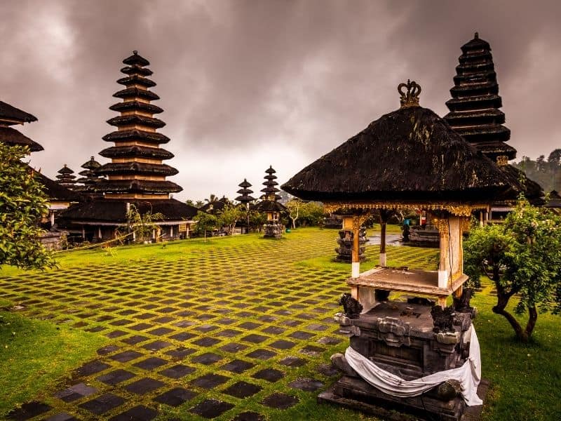 Besakih Temple is on the slope of Mt. Agung, the country’s highest mountain.
