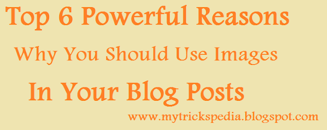 Top 6 Powerful Reasons Why You Should Use Images In Your Blog Posts