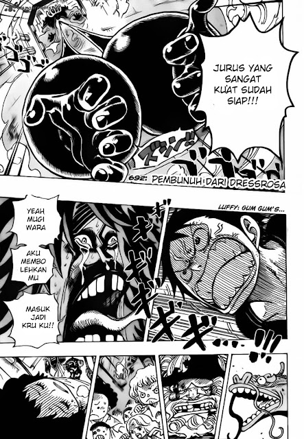 DOWNLOAD KOMIK ONE PIECE CHAPTER 692 "PEMBUNUH DARI DRESSROSA" BAHASA INDONESIA