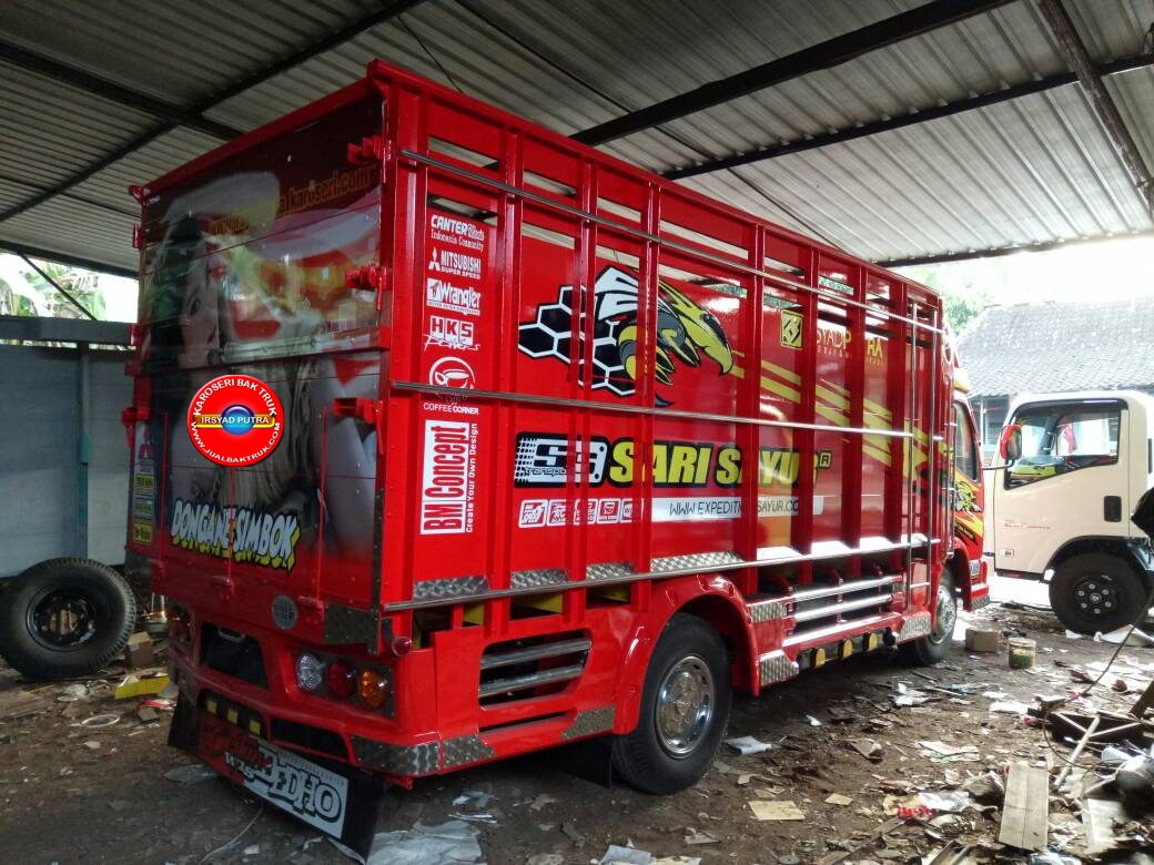 Bak Truk Kayu Merbau Full Variasi Ekor Hidrolis Jual Bak Truk