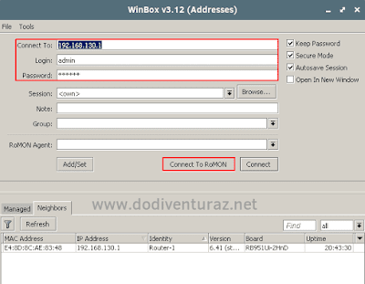 Tutorial konfigurasi RoMON di router mikrotik Tutorial Konfigurasi RoMON di Router Mikrotik