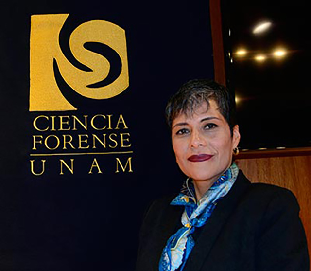 Zoraida García Castillo, primera directora de la Escuela Nacional de Ciencias Forenses