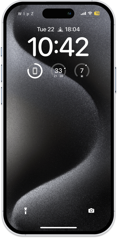 Black Titanium iPhone 15 Pro Series Wallpaper
