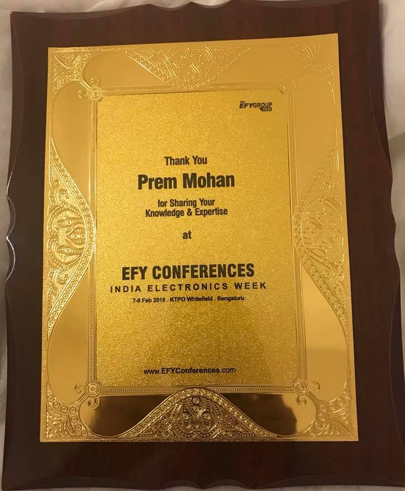 EFY IOT Conference Prem Mohan