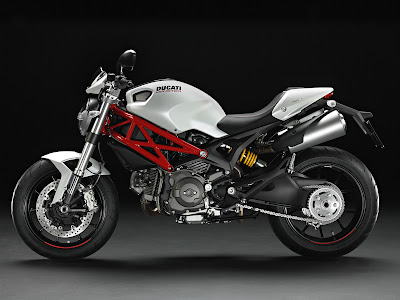 2012 Ducati Monster 796 Instrumentation Visually simple digital 