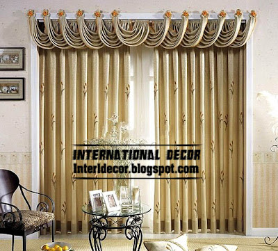 best curtain models 2015, unique draperies model, embossed curtains